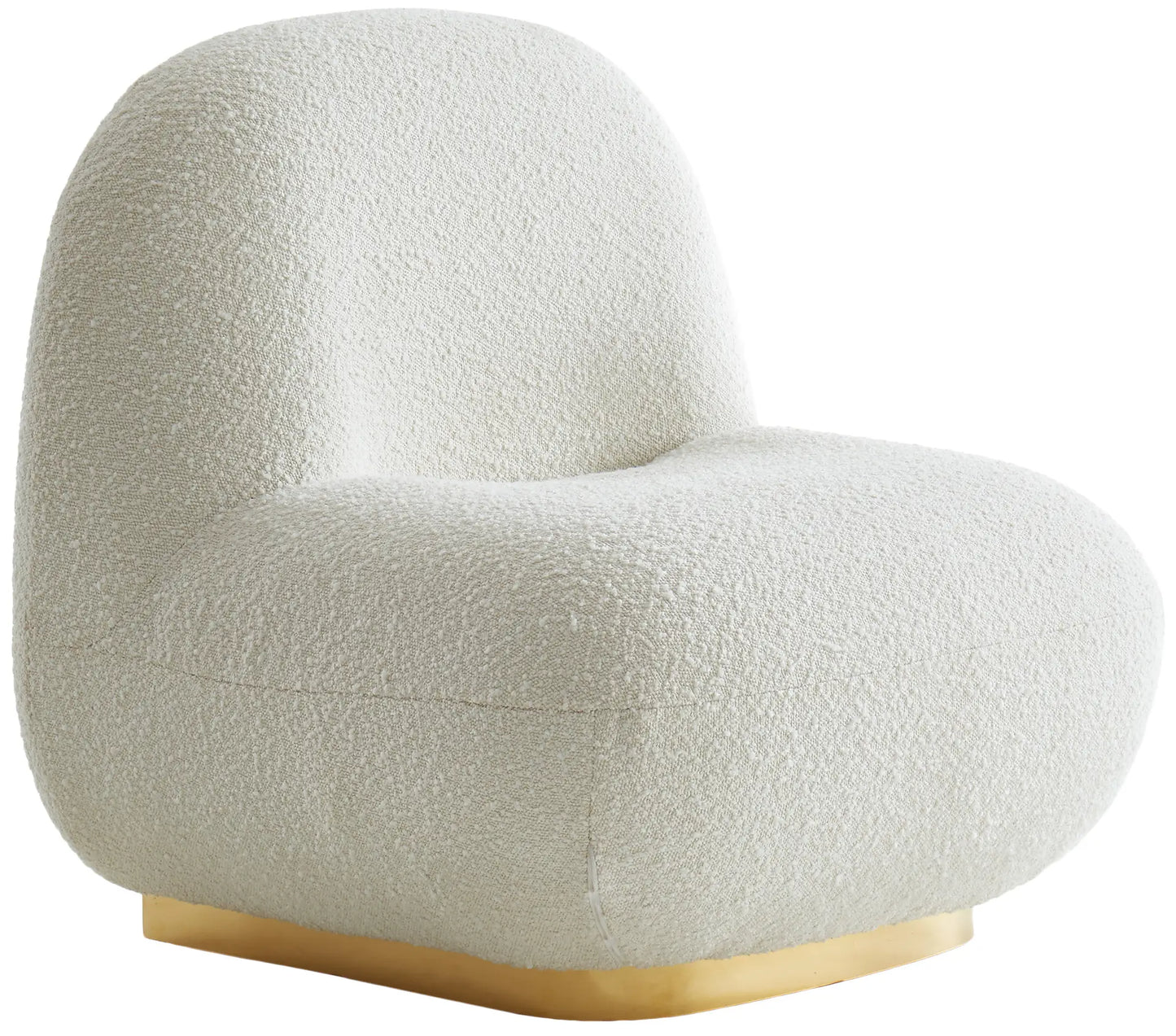Lia Boucle Fabric Upholstered Accent Chair