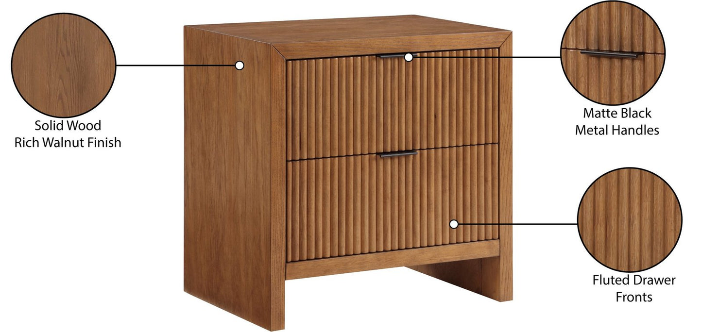 Fairfax Solid Wood And Oak Veneer Nightstand