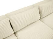 Shaggy 140" Corduroy Performance Fabric Upholstered Upholstered Modular Sofa