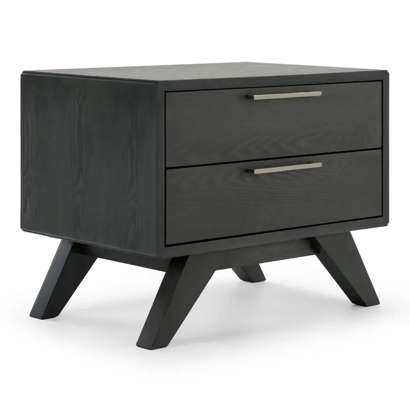 east bed + Soria – Modern Dark Teal Fabric + Grey Wash 4-Piece Bedroom Set