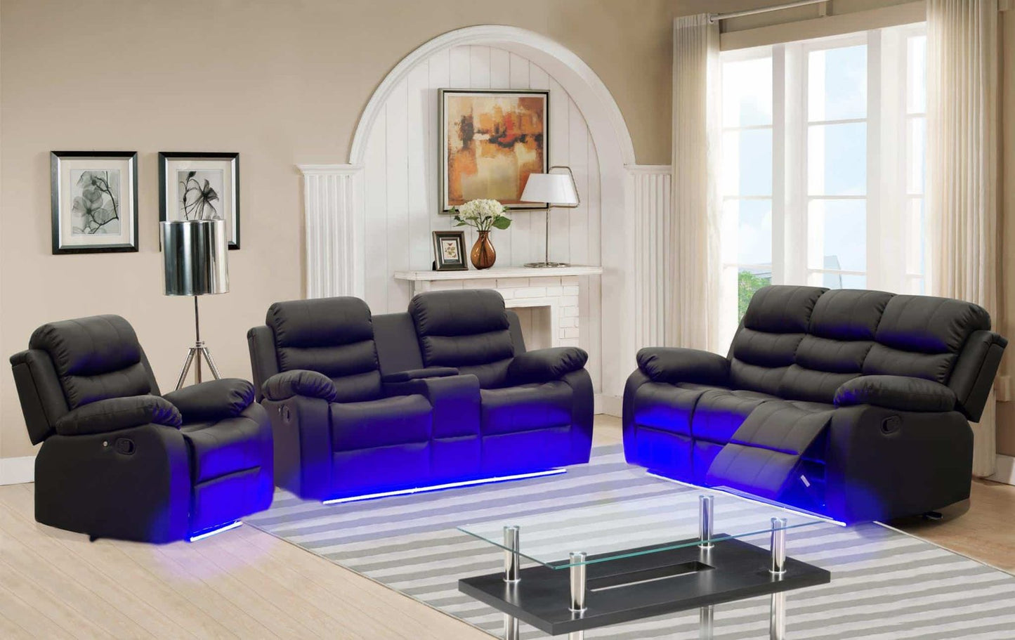 L624 2 PCS SET BLACK