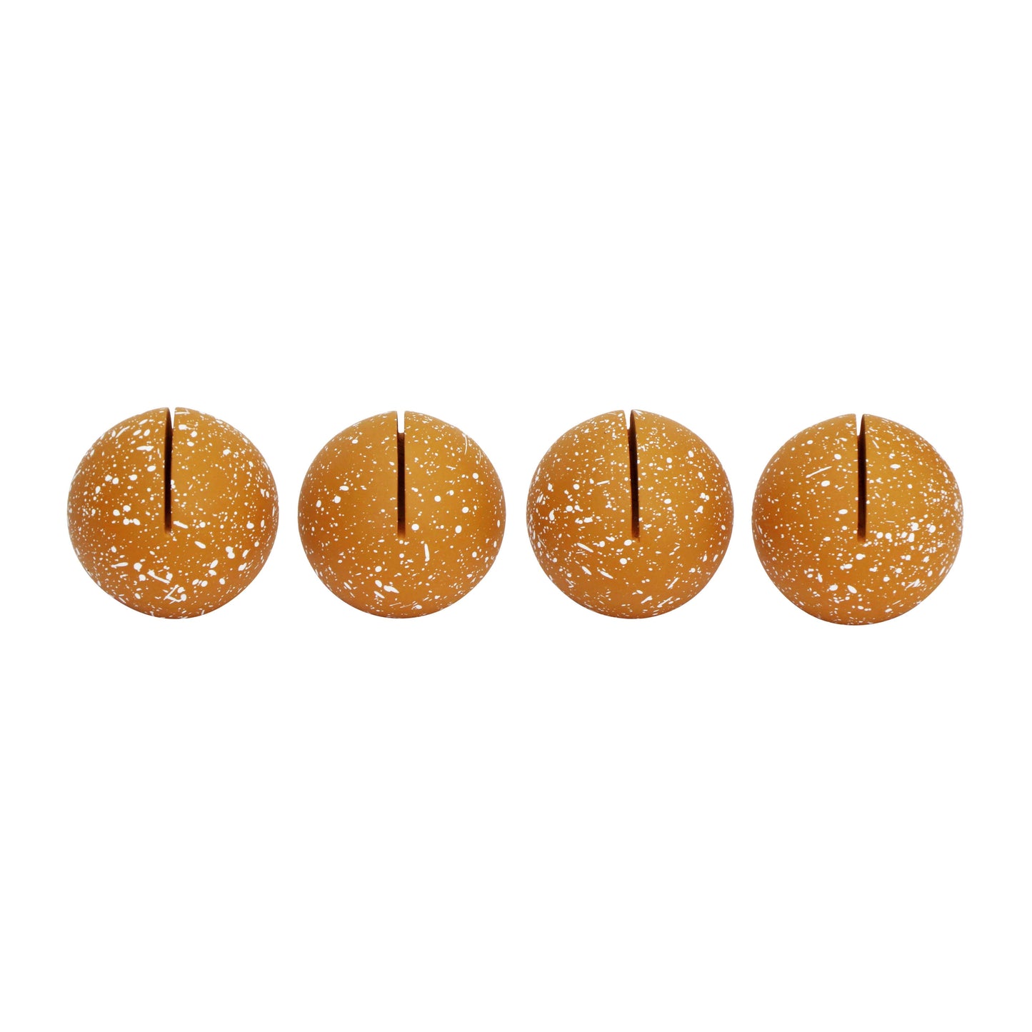 Gabby Speckled Round Card Holder - Set of 4