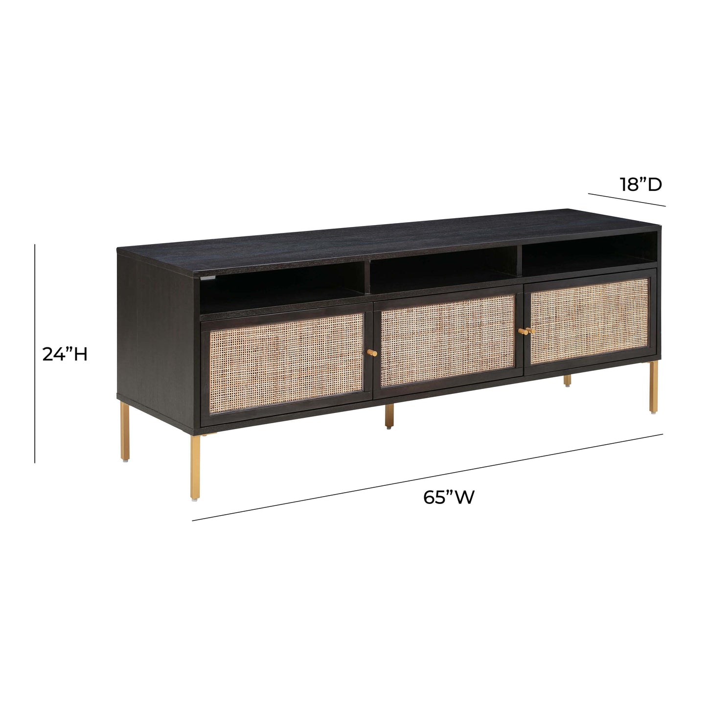 Sierra 65" Cane Media Console