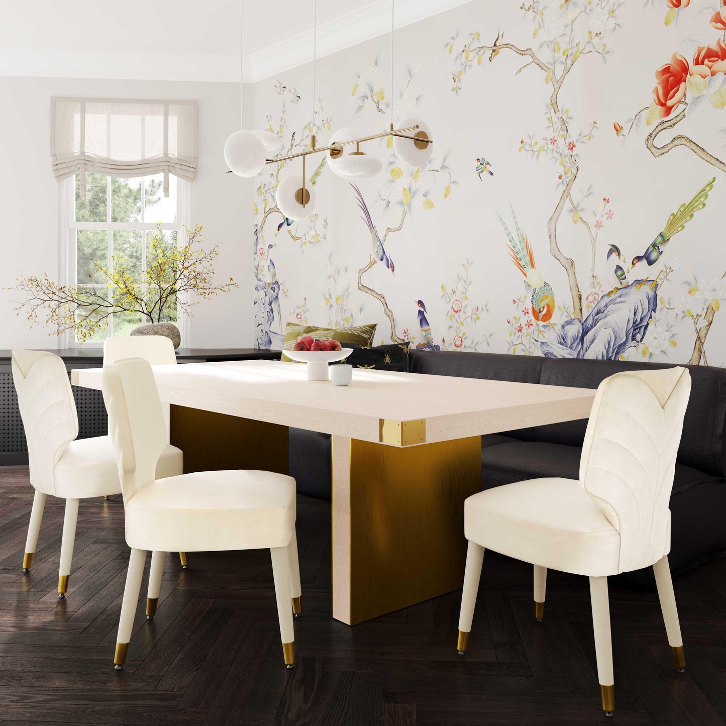 Selena 90" Ash Rectangular Dining Table