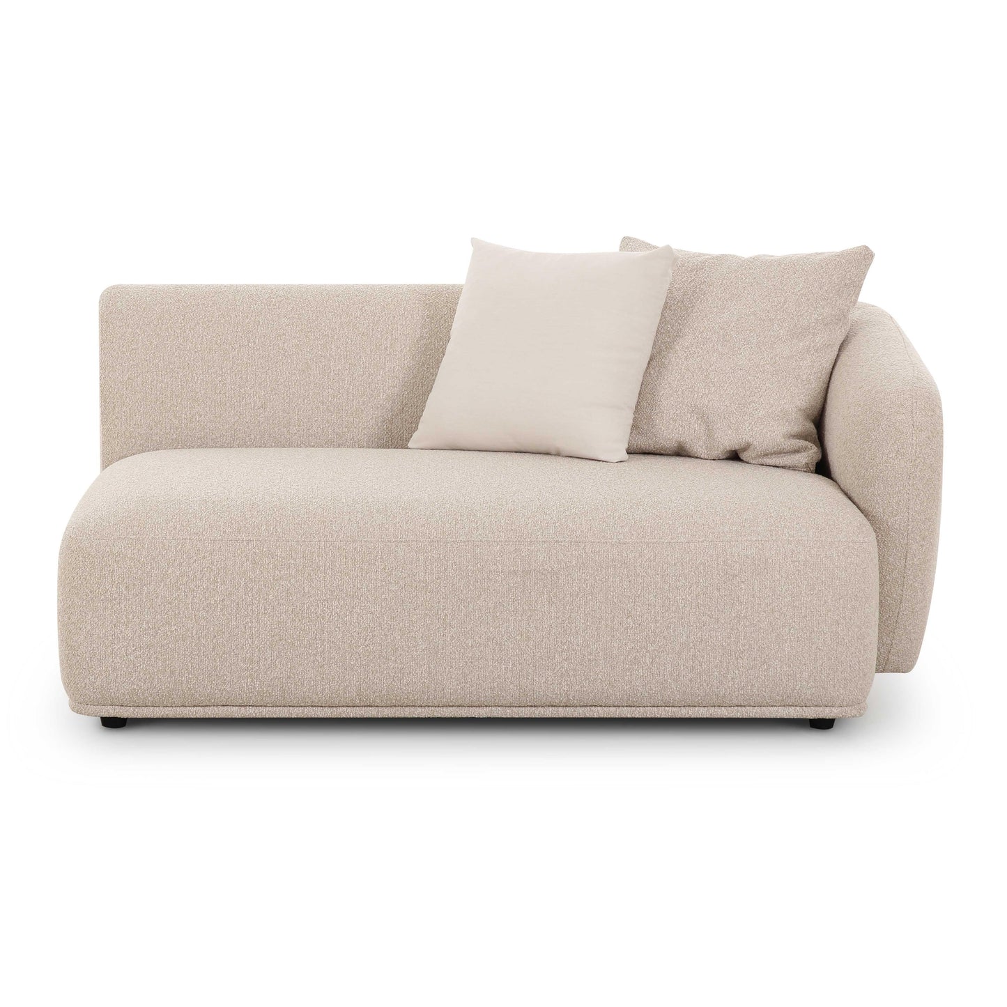 Sylvie 59" Cream Performance Boucle Arm Loveseat