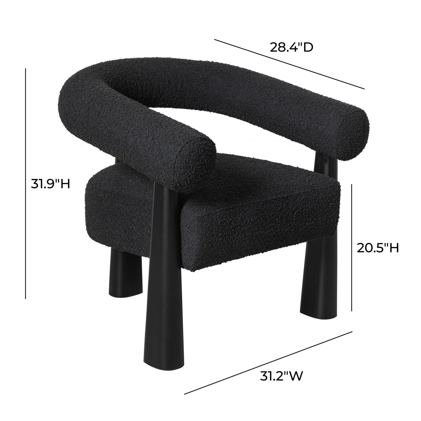 Spara Performance Boucle Accent Chair