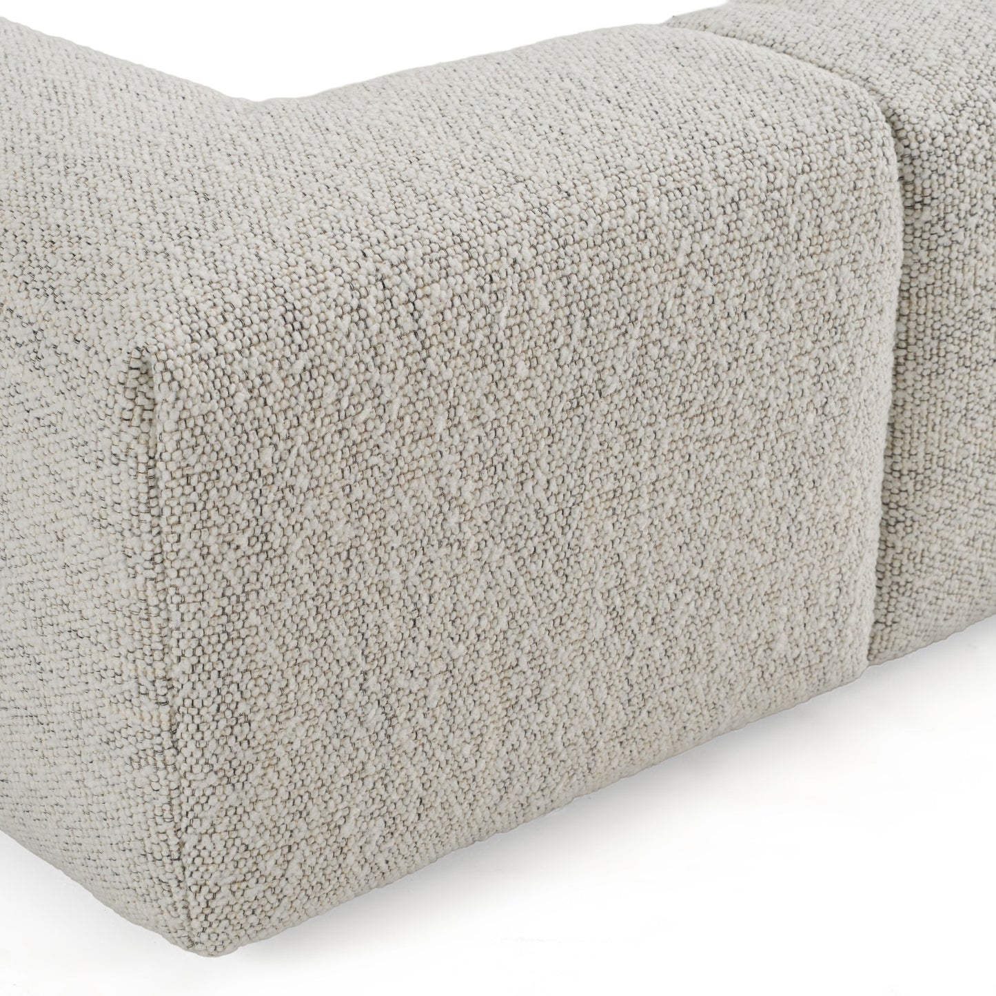 Lamont Modern Cream Fabric Bed