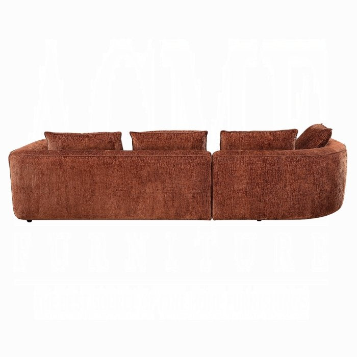 claudia Sectional Sofa W/4 Pillows