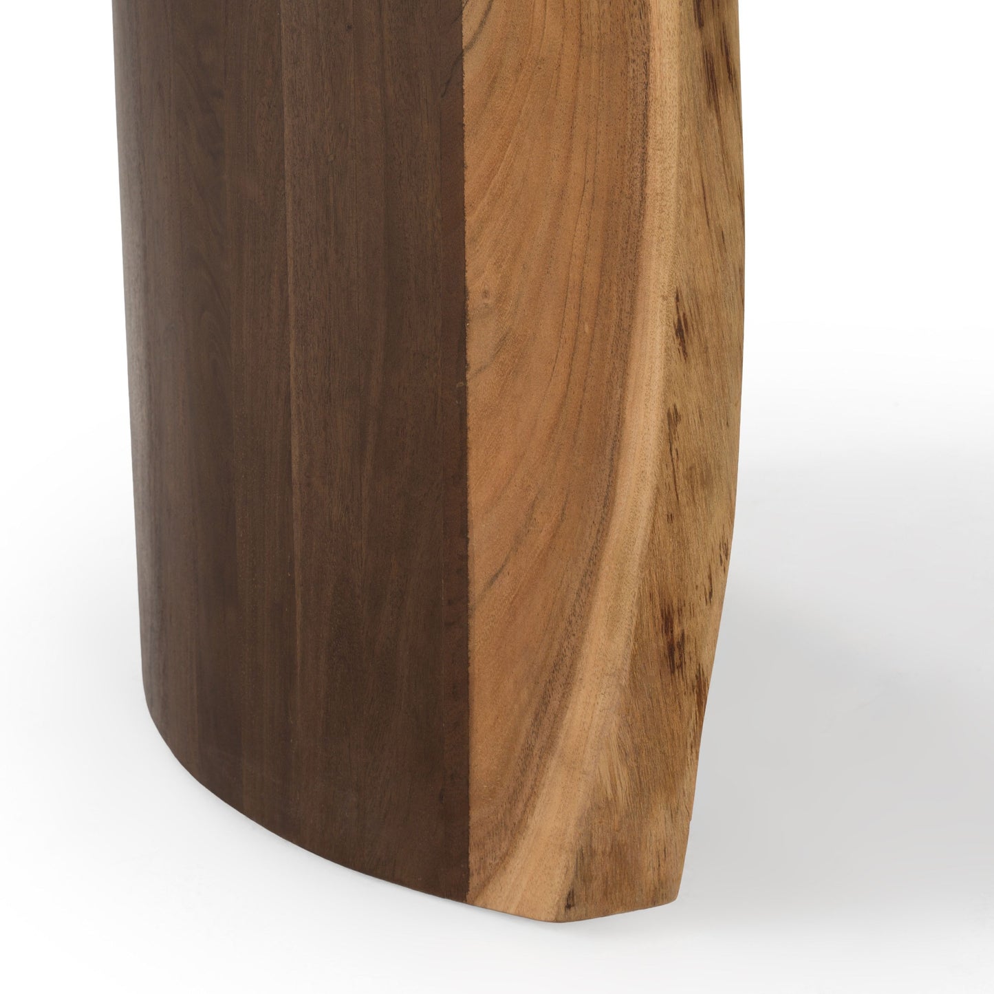 Orville Modern Live Edge Acacia Dining Table