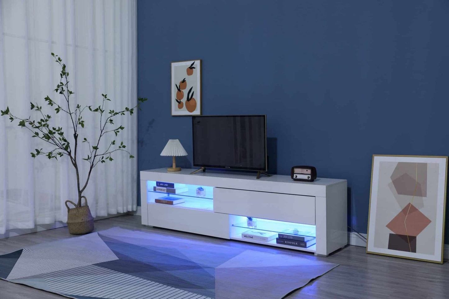 TV STAND WHITE