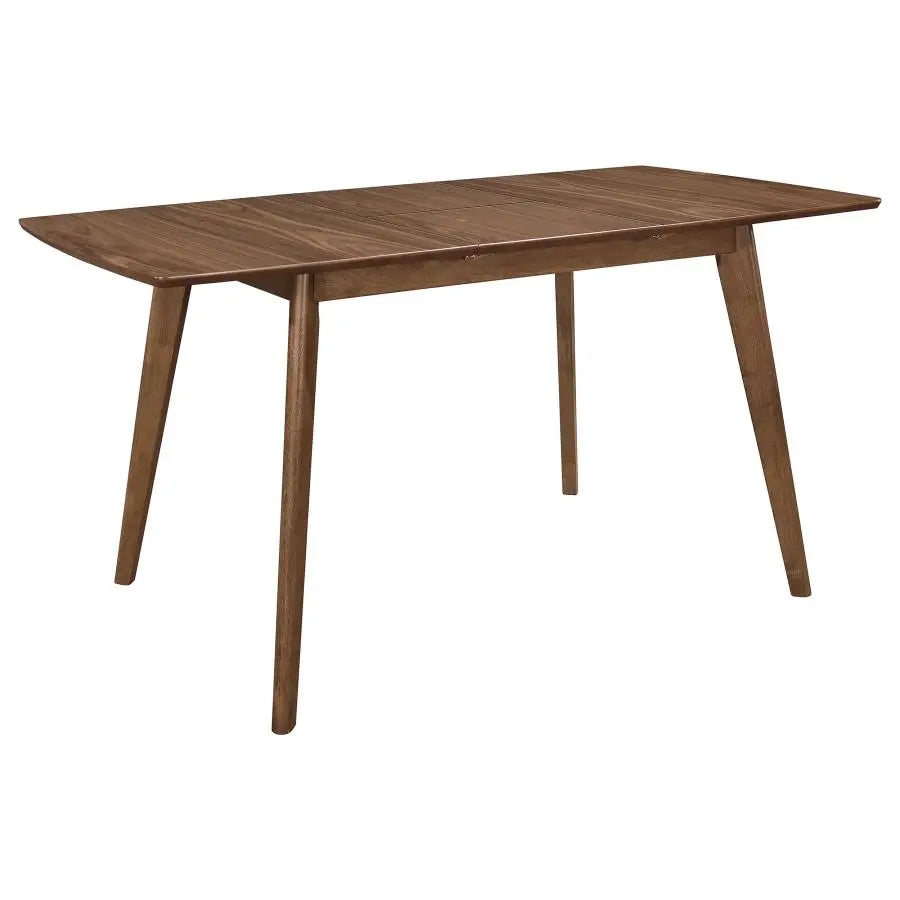 Alf 5-piece Butterfly Leaf Dining Set Natural Walnut