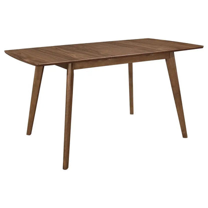 Alf 5-piece Butterfly Leaf Dining Set Natural Walnut
