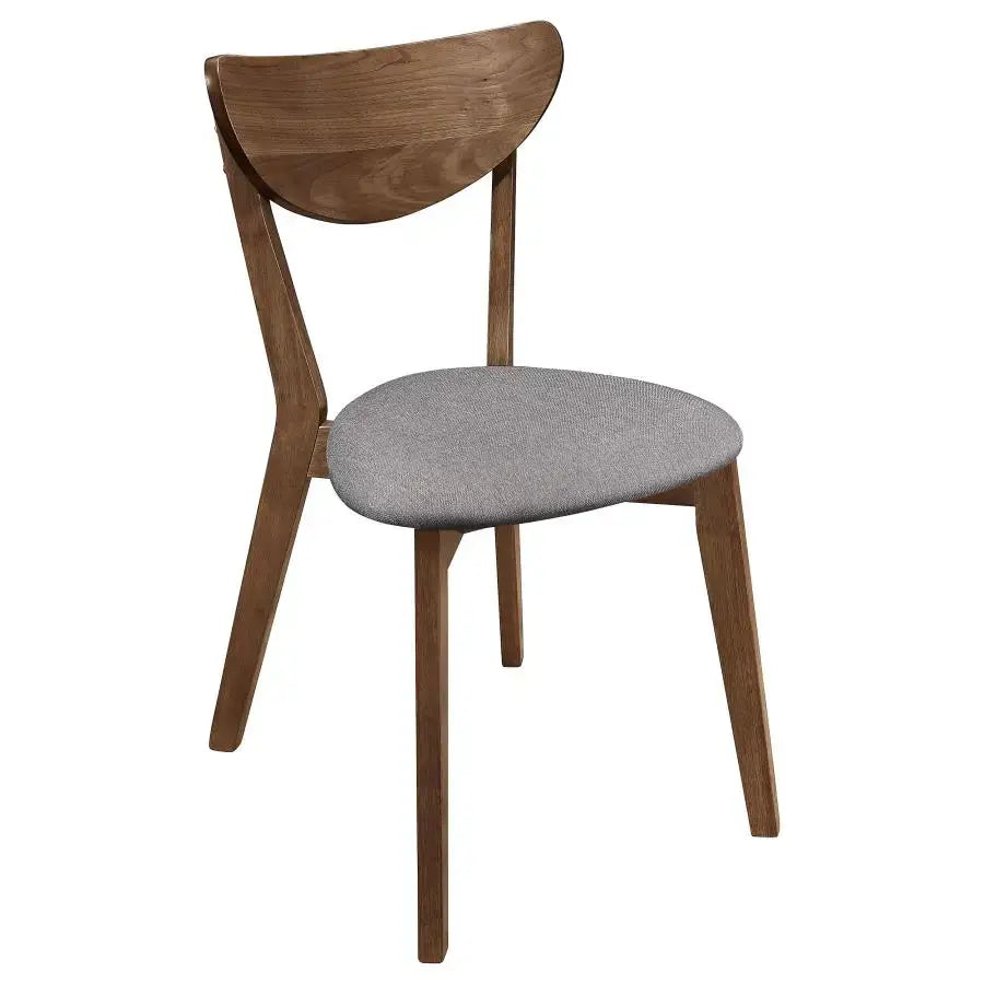 Alf 5-piece Butterfly Leaf Dining Set Natural Walnut