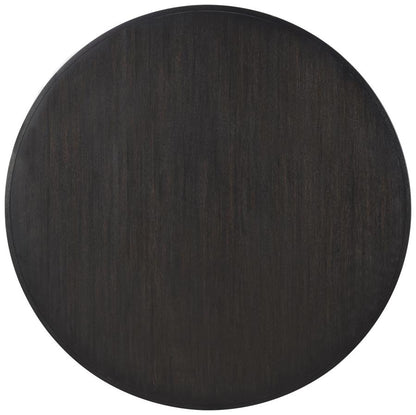 LEANDRO 60-INCH ROUND DINING TABLE BURNISHED BLACK