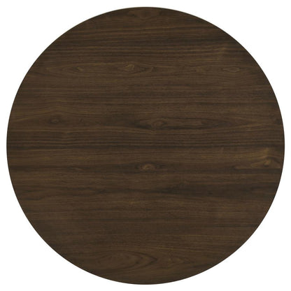 Hamlyn 47-inch Round Wood Dining Room Table Walnut