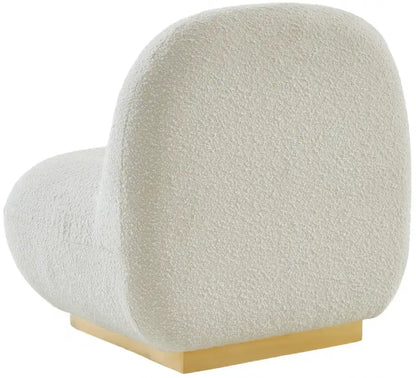 Lia Boucle Fabric Upholstered Accent Chair