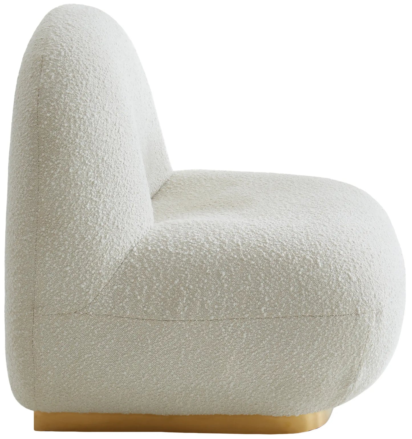 Lia Boucle Fabric Upholstered Accent Chair