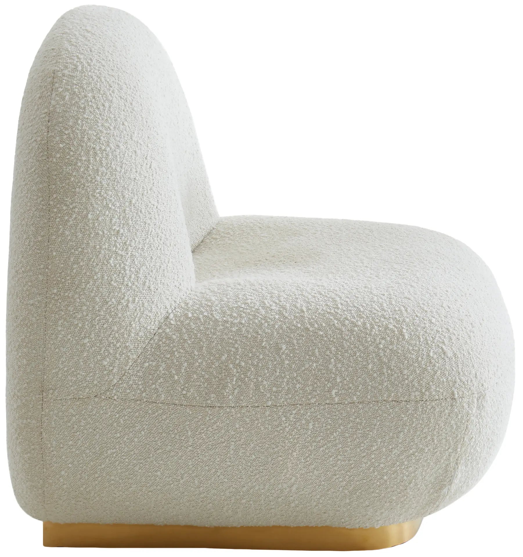 Lia Boucle Fabric Upholstered Accent Chair