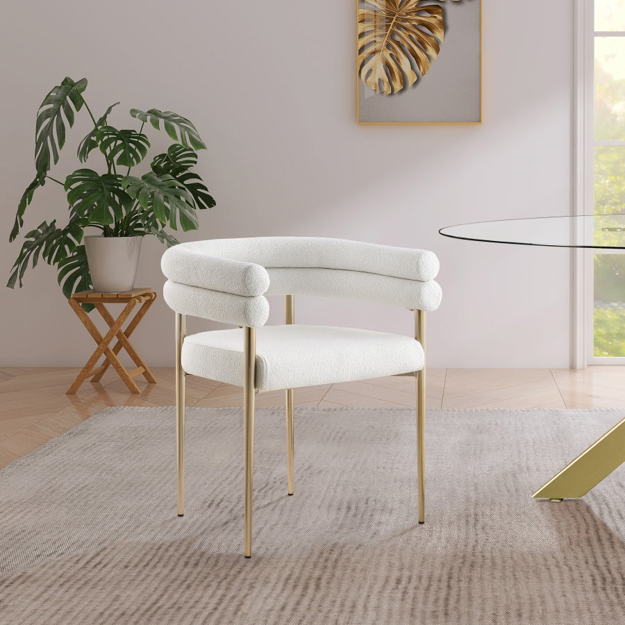 Brielle Boucle Fabric Upholstered Dining Chair