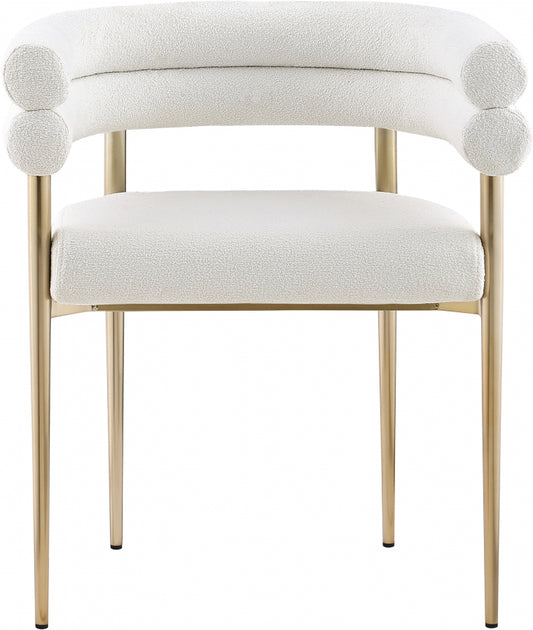 Brielle Boucle Fabric Upholstered Dining Chair