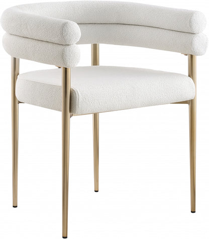 Brielle Boucle Fabric Upholstered Dining Chair