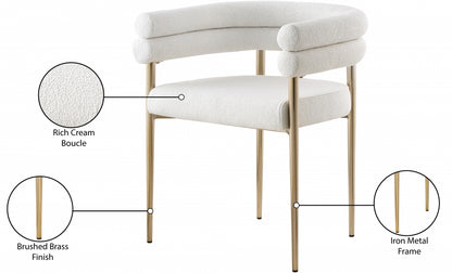 Brielle Boucle Fabric Upholstered Dining Chair
