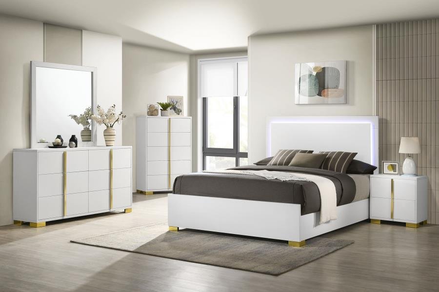 MARCELINE BEDROOM SET - BEDROOM SET 4 PC