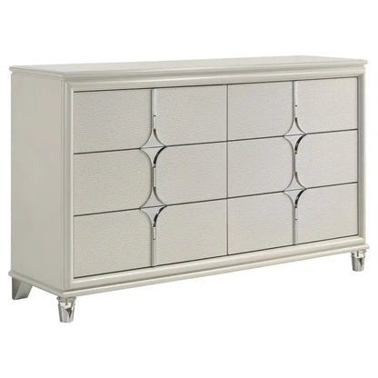Olivia 4-piece Queen Bedroom Set Pearl White