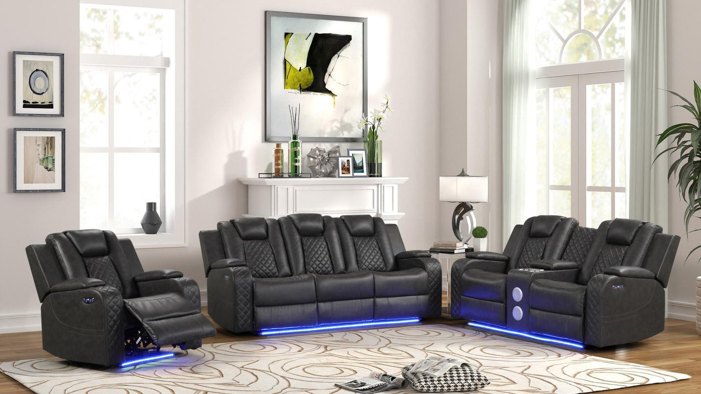 BENZ 2 PC LIVING ROOM SET IN BROWN