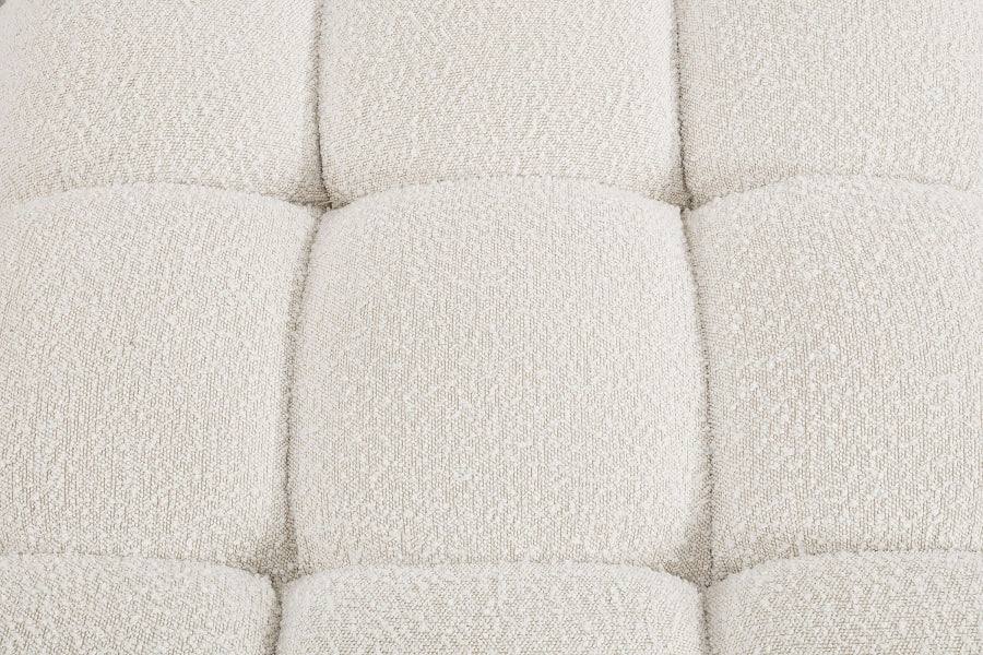 Ames 136" Boucle Fabric Upholstered 4pc. Modular Sofa
