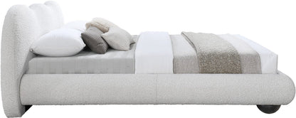 Hyde Boucle Fabric Upholstered Bed