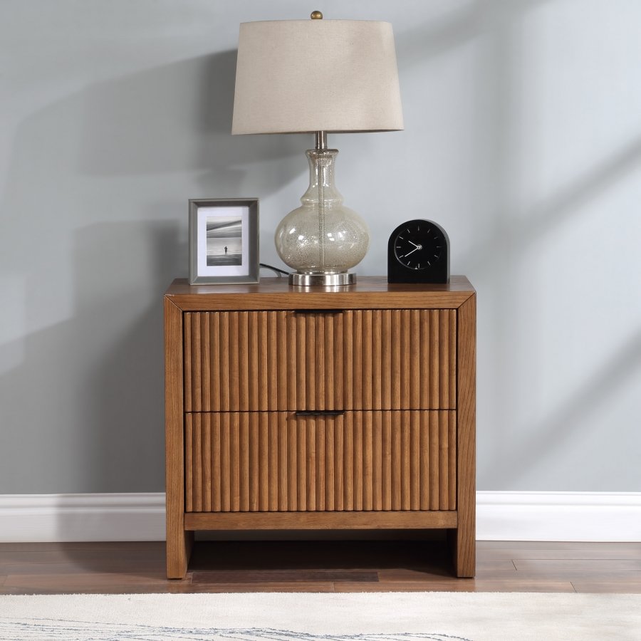 Fairfax Solid Wood And Oak Veneer Nightstand