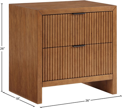 Fairfax Solid Wood And Oak Veneer Nightstand