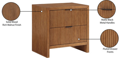 Fairfax Solid Wood And Oak Veneer Nightstand
