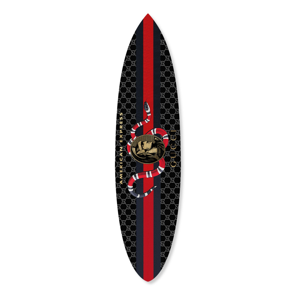 Midnight Luxe | Surfboard Gallery Wall