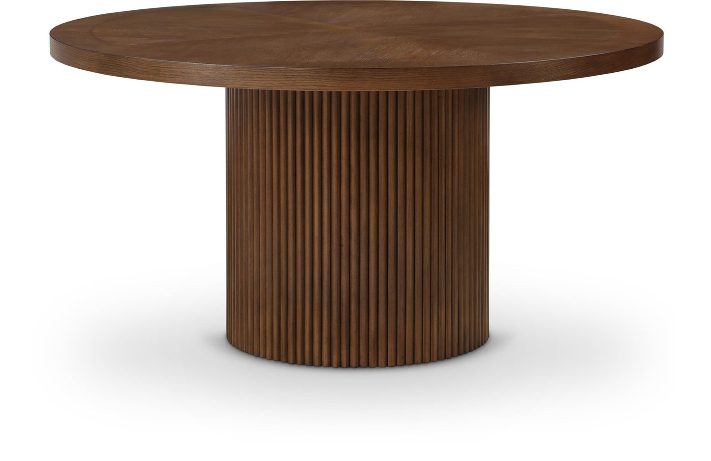 Belinda 59" Solid Wood And Oak Veneer Dining Table