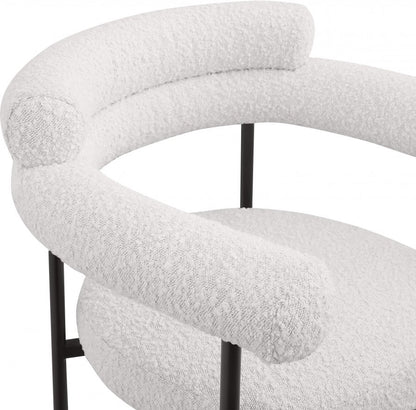 Blake Boucle Fabric Upholstered Counter Stool
