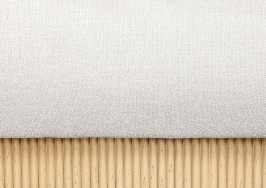 Rigby Linen Textured Fabric Upholstered Bed
