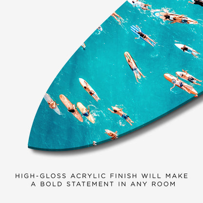Coastal Aerials | Surfboard Gallery Wall