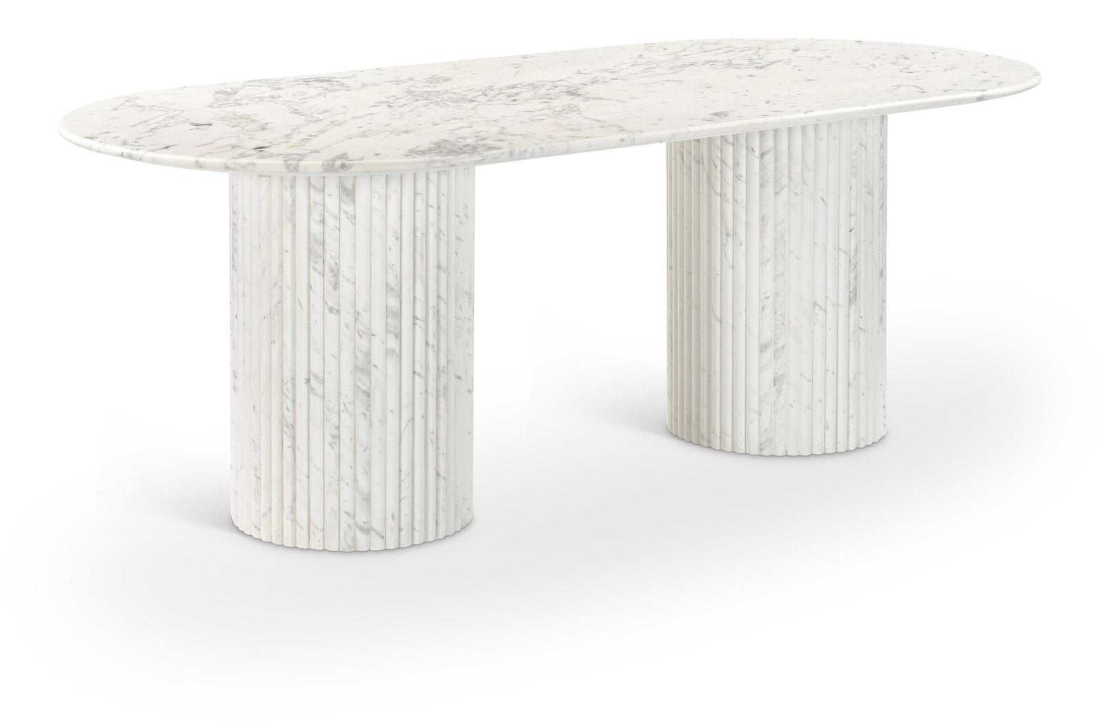 Messina 87" Marble Dining Table