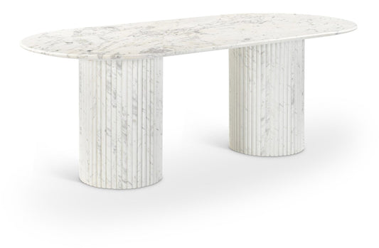 Messina 87" Marble Dining Table