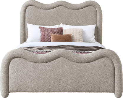 Gavin Chenille Fabric Upholstered Bed