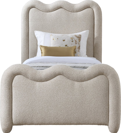 Gavin Chenille Fabric Upholstered Bed