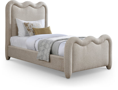 Gavin Chenille Fabric Upholstered Bed