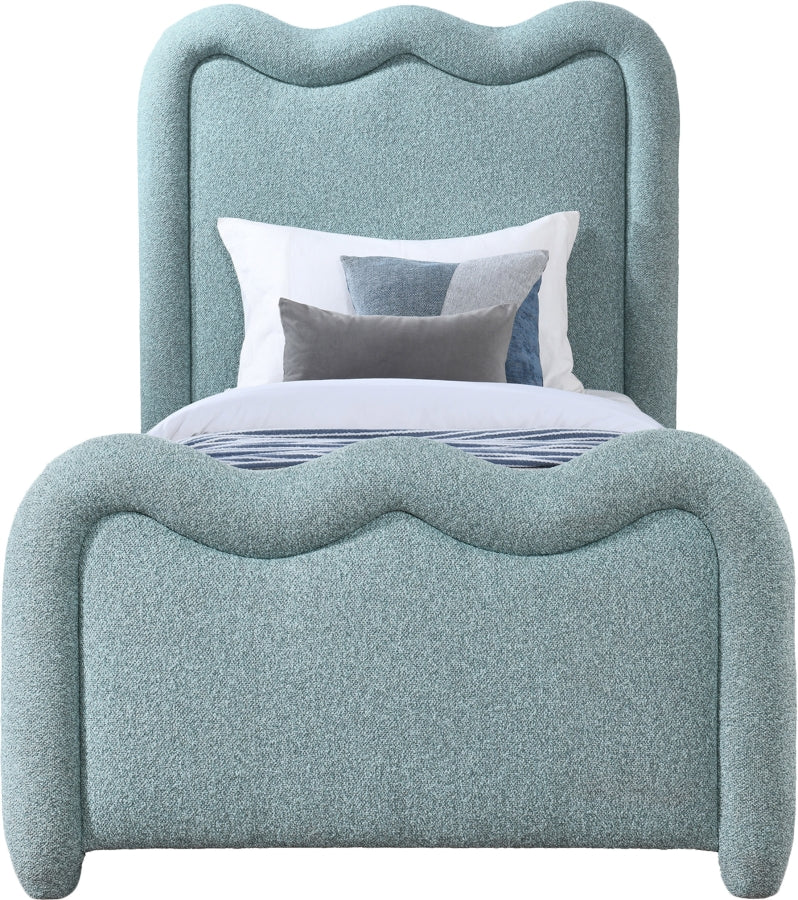 Gavin Chenille Fabric Upholstered Bed