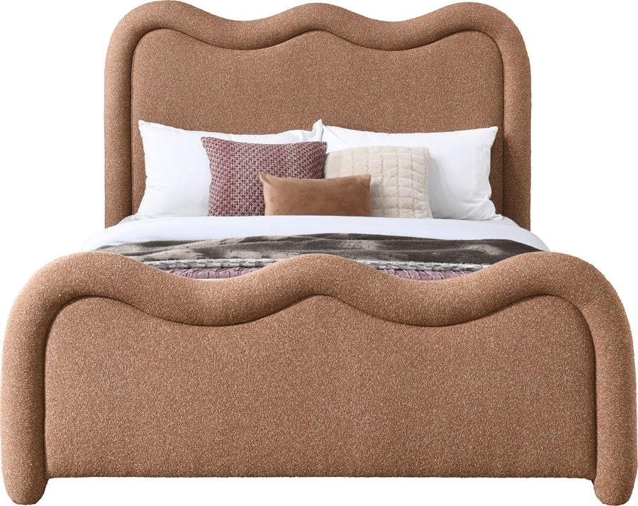Gavin Chenille Fabric Upholstered Bed