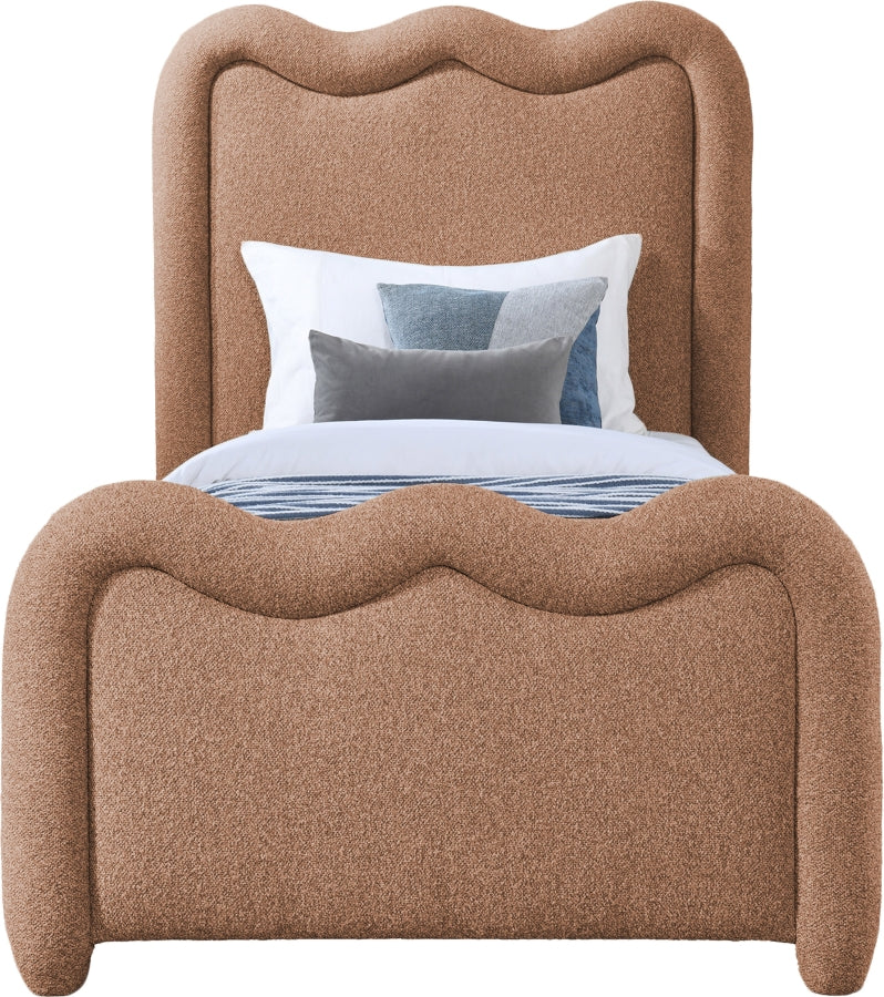 Gavin Chenille Fabric Upholstered Bed