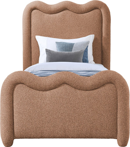 Gavin Chenille Fabric Upholstered Bed