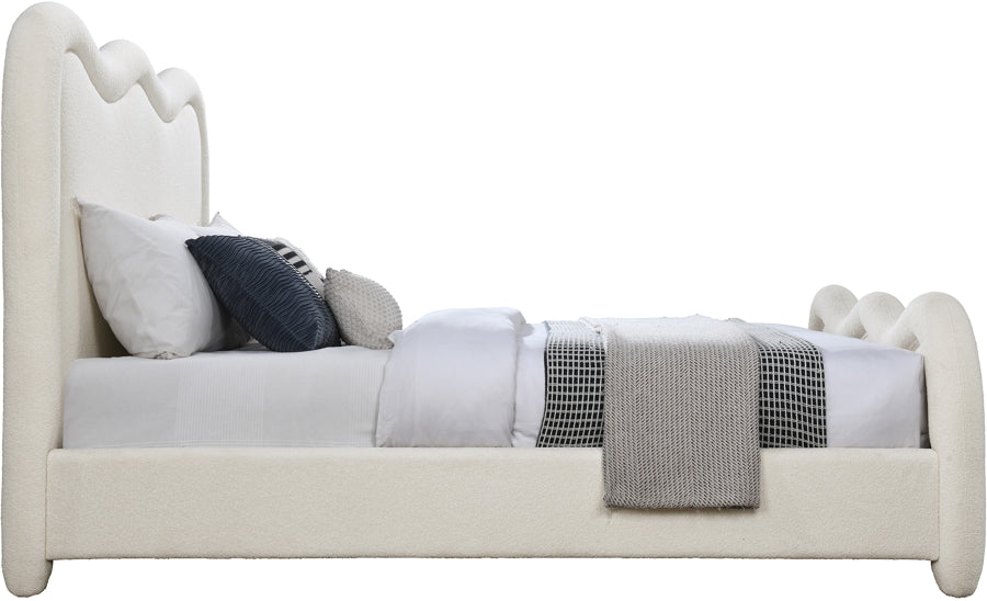 Gavin Chenille Fabric Upholstered Bed