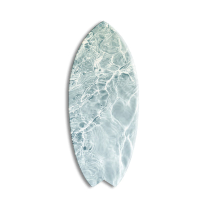 Calming Waves Clear Skimboard
